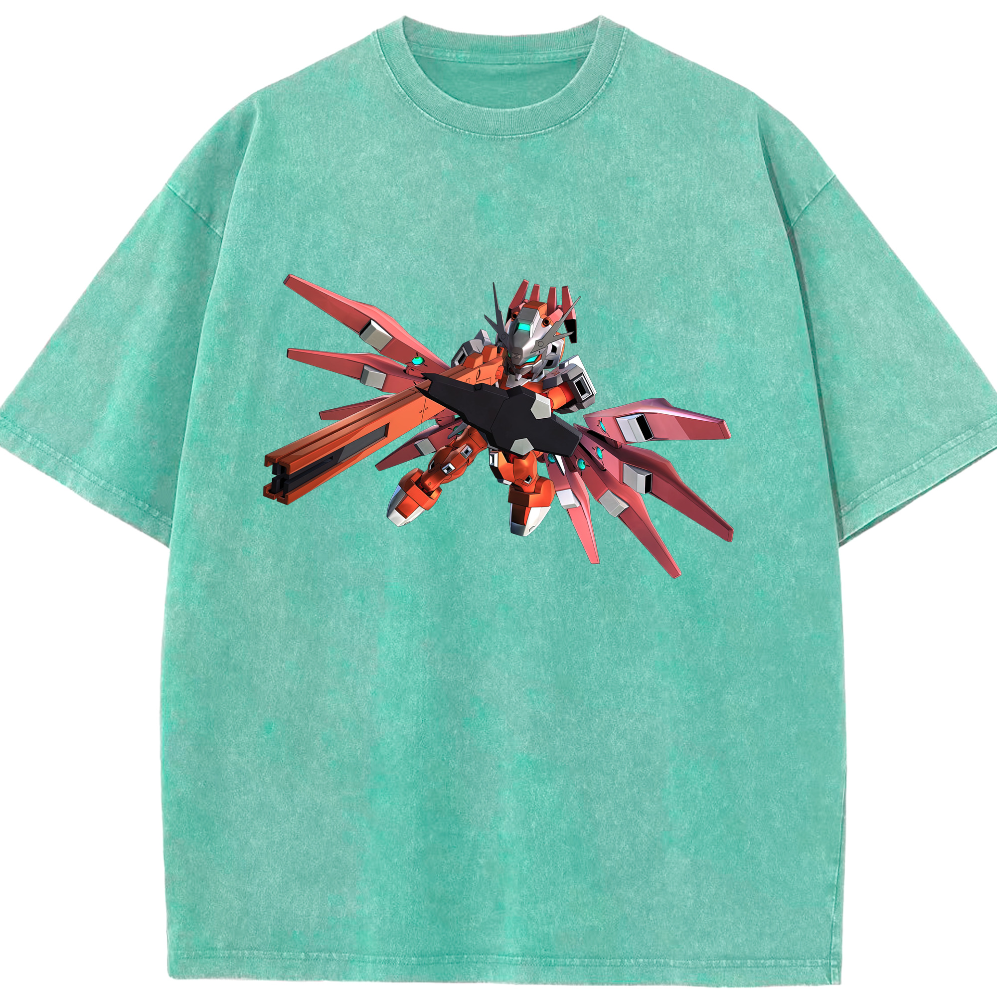 （画像用） 機動戦士ガンダム Mobile Suit Gundam 綿100% ヴィンテージ風 半袖Tシャツ（フロントプリント）